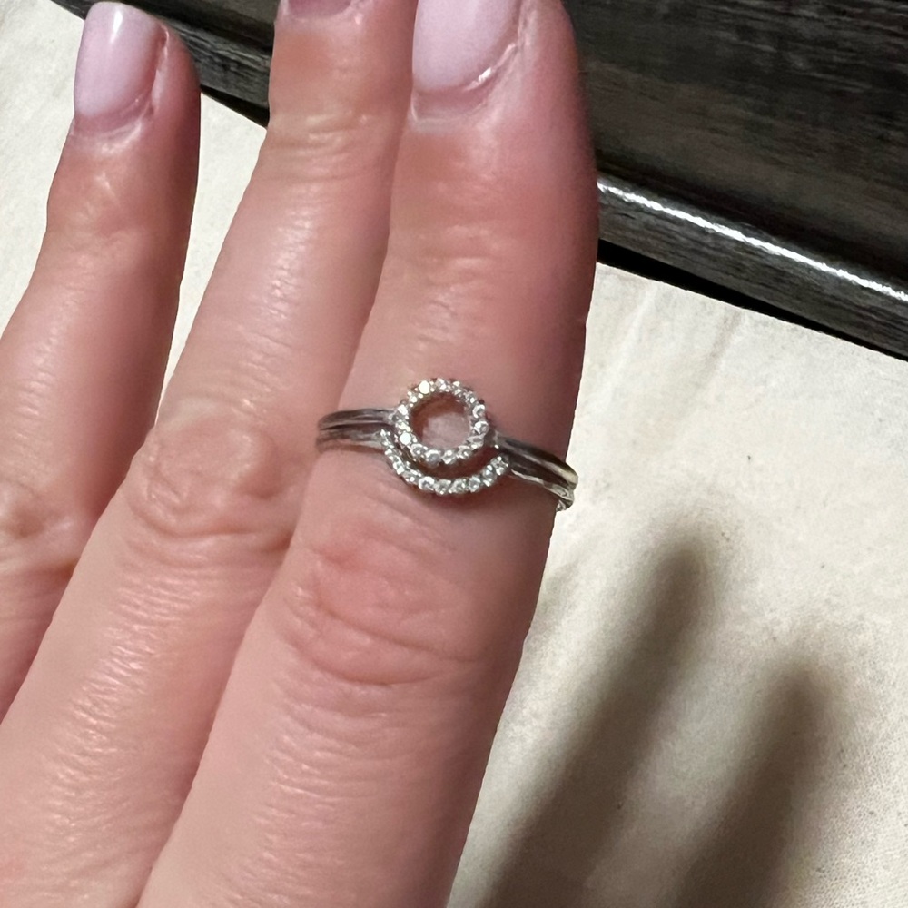 Double Silver Ring